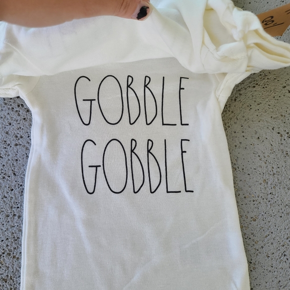 Rae Dunn Thanksgiving/holiday onesie - Picture 5 of 5